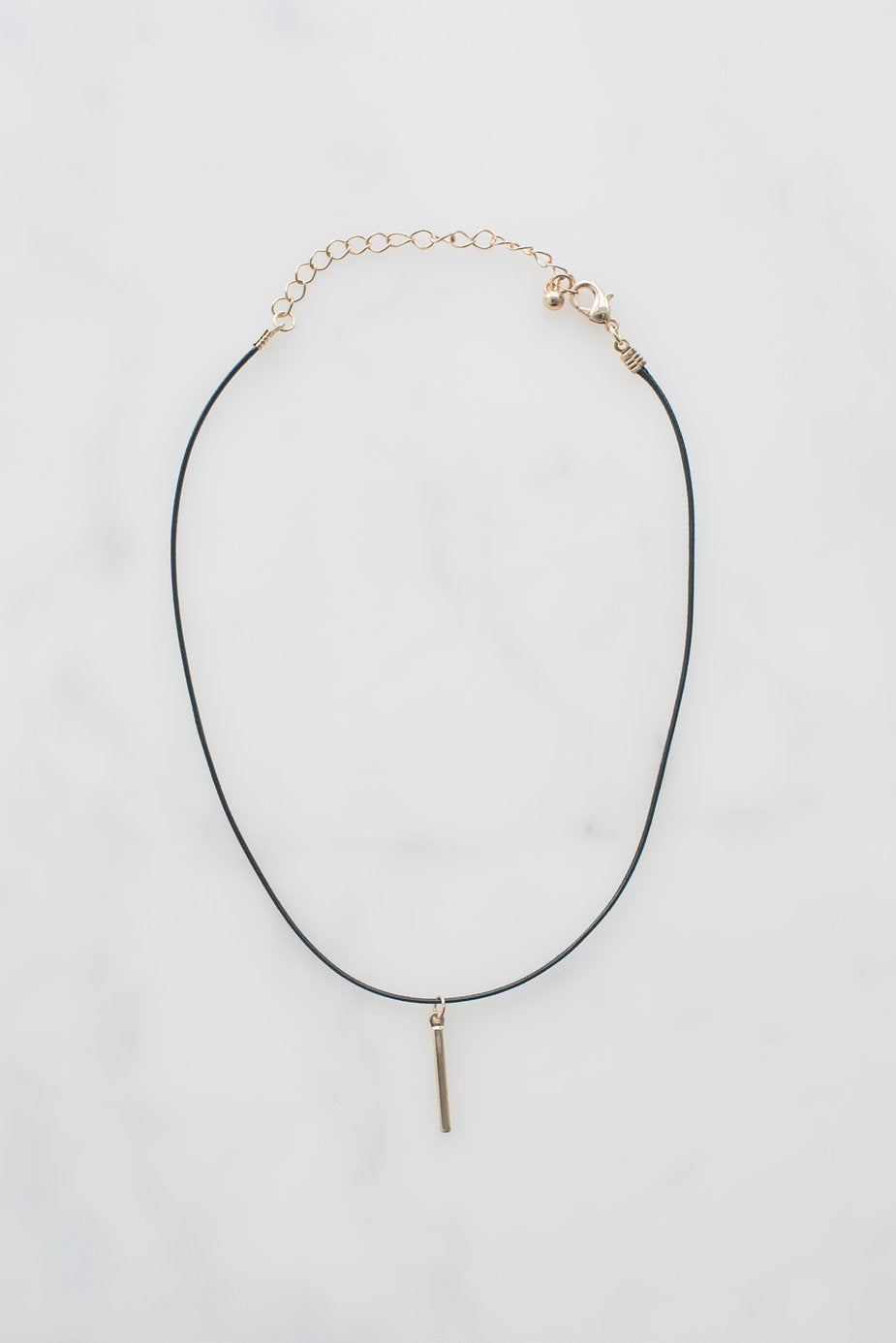 Choker with Gold Pendant